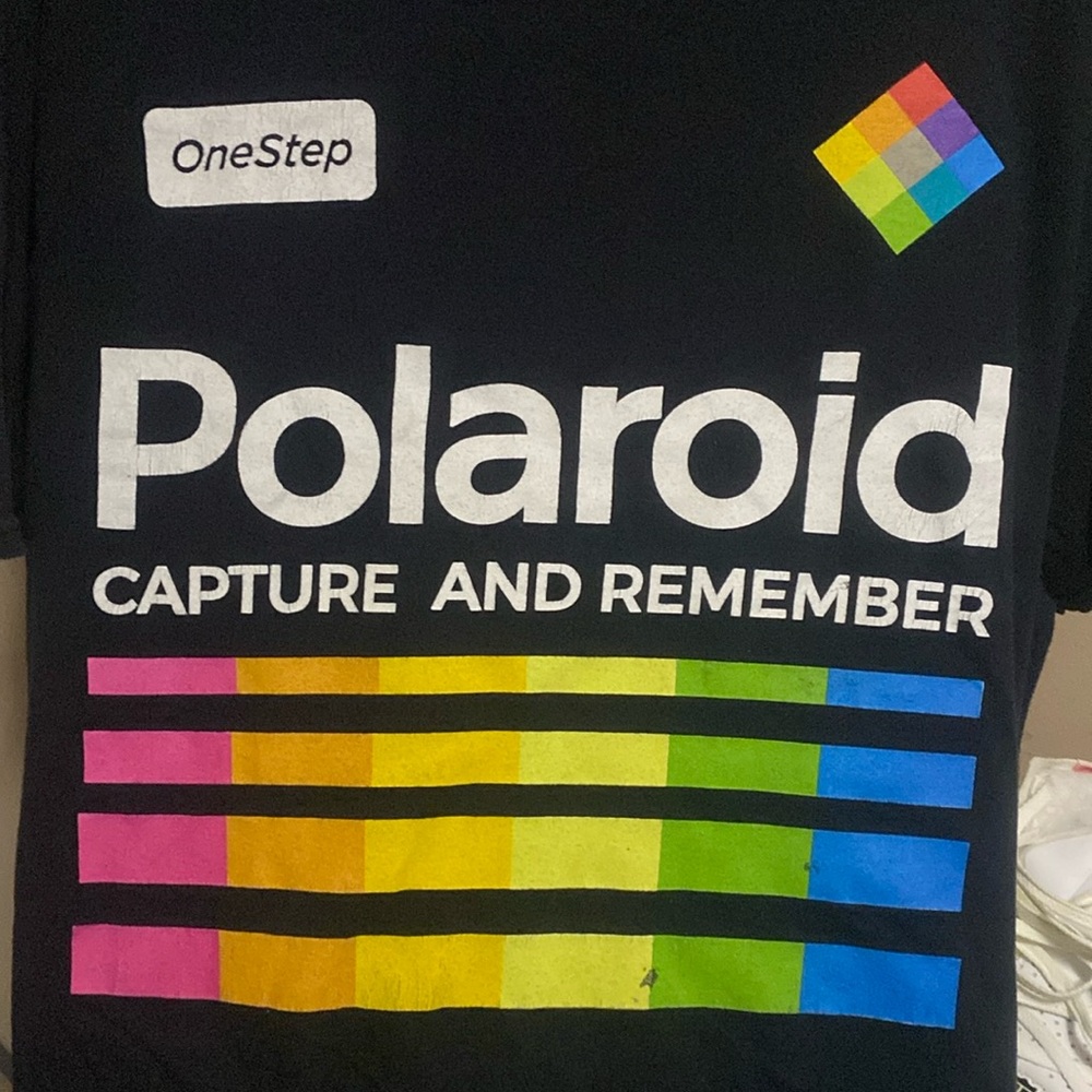 Vintage Polaroid short sleeve t shirt men’s XL